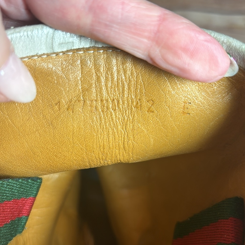 Gucci vintage cowboy boots amazing vintage find leather size 42 stone colored GG - Picture 7 of 14
